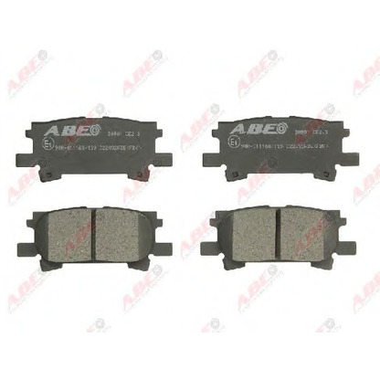 Photo Brake Pad Set, disc brake ABE C22032ABE