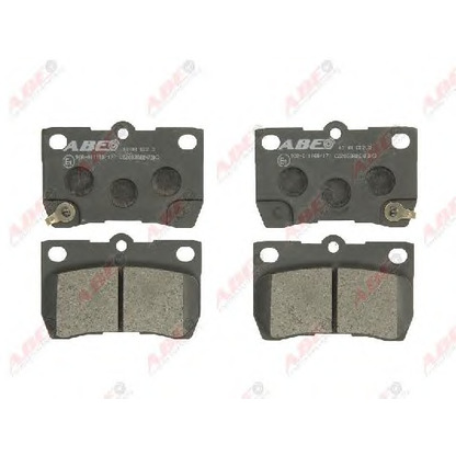 Photo Brake Pad Set, disc brake ABE C22033ABE