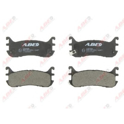 Photo Brake Pad Set, disc brake ABE C23009ABE