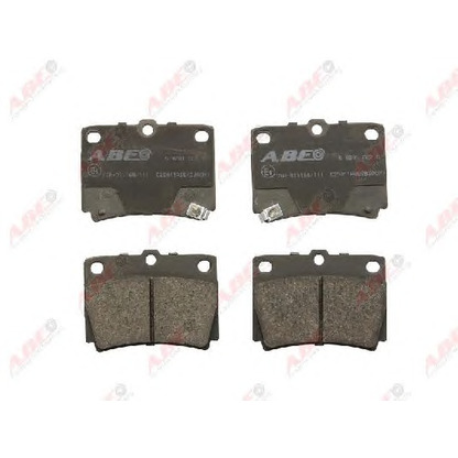 Photo Brake Pad Set, disc brake ABE C25011ABE