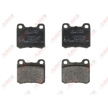 Photo Brake Pad Set, disc brake ABE C2M000ABE