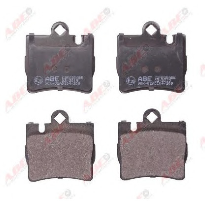 Photo Brake Pad Set, disc brake ABE C2M020ABE