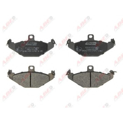 Photo Brake Pad Set, disc brake ABE C2R007ABE