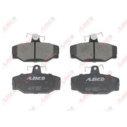 Photo Brake Pad Set, disc brake ABE C2V003ABE