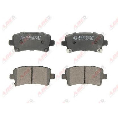 Photo Brake Pad Set, disc brake ABE C2X015ABE