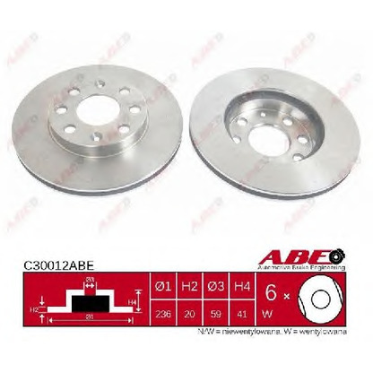 Photo Brake Disc ABE C30012ABE