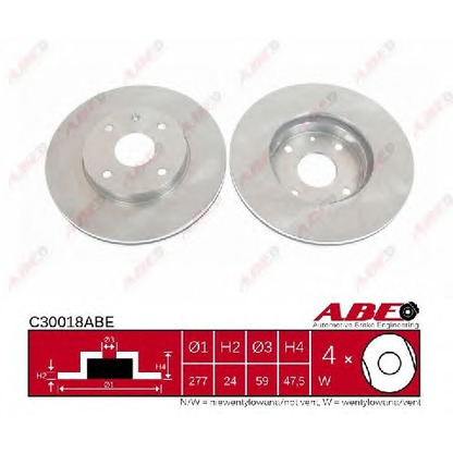 Photo Brake Disc ABE C30018ABE