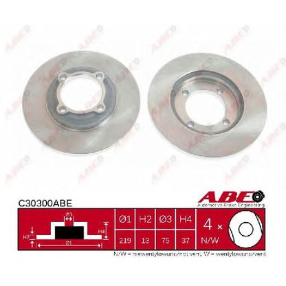 Foto Disco  freno ABE C30300ABE