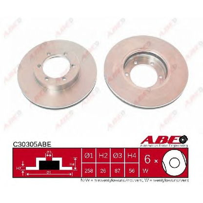 Photo Brake Disc ABE C30305ABE