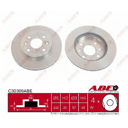 Photo Brake Disc ABE C30309ABE