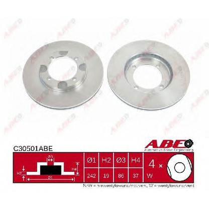 Photo Brake Disc ABE C30501ABE