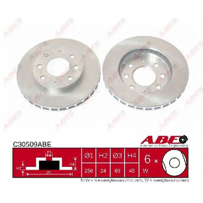 Photo Brake Disc ABE C30509ABE