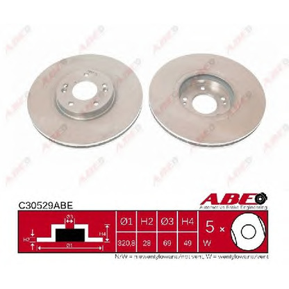 Photo Brake Disc ABE C30529ABE