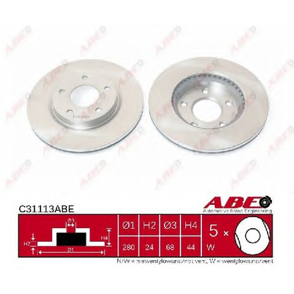 Photo Brake Disc ABE C31113ABE