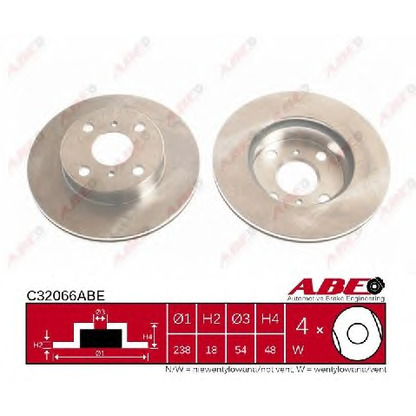 Photo Brake Disc ABE C32066ABE