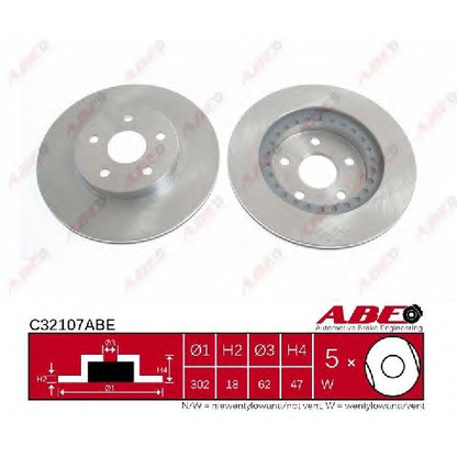 Photo Brake Disc ABE C32107ABE