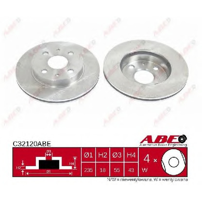 Photo Brake Disc ABE C32120ABE