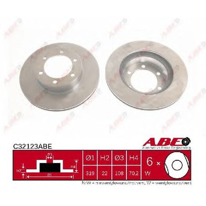 Photo Brake Disc ABE C32123ABE