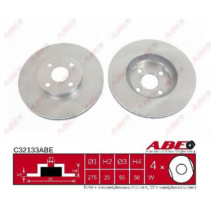 Photo Brake Disc ABE C32133ABE