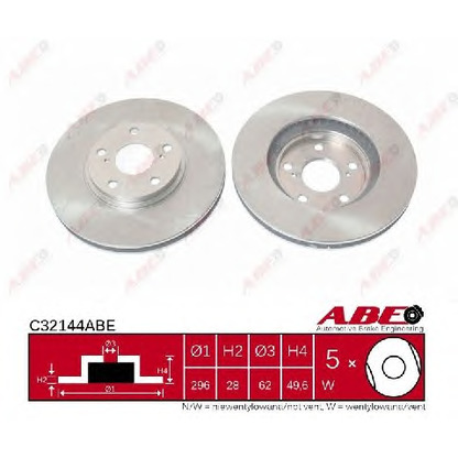 Photo Brake Disc ABE C32144ABE