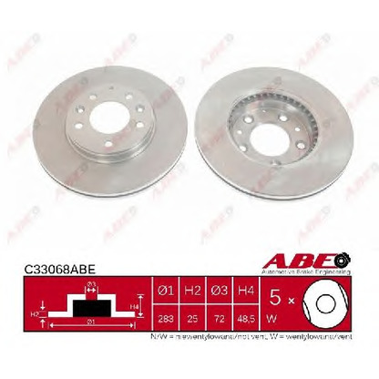 Photo Brake Disc ABE C33068ABE