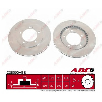 Photo Brake Disc ABE C38000ABE