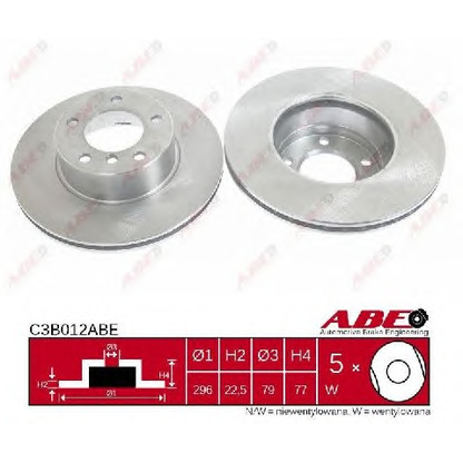 Photo Brake Disc ABE C3B012ABE