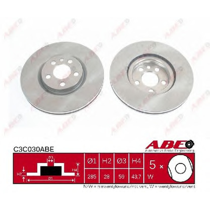 Photo Brake Disc ABE C3C030ABE