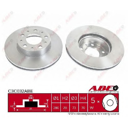 Photo Brake Disc ABE C3C032ABE