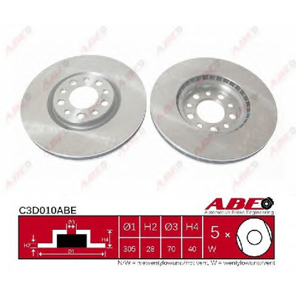 Photo Brake Disc ABE C3D010ABE