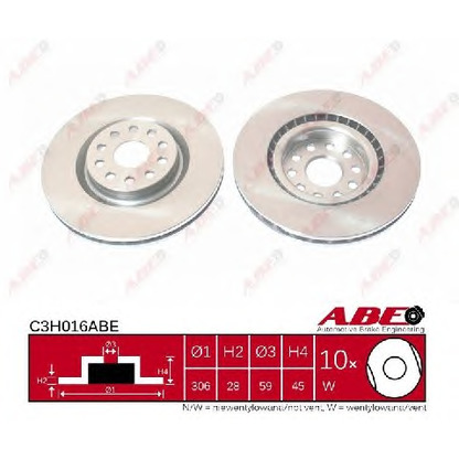 Photo Brake Disc ABE C3H016ABE