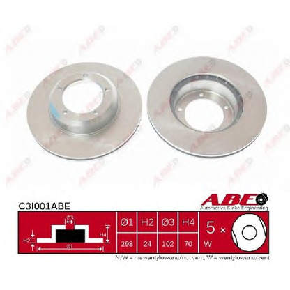 Photo Brake Disc ABE C3I001ABE