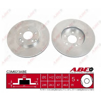 Photo Brake Disc ABE C3M023ABE