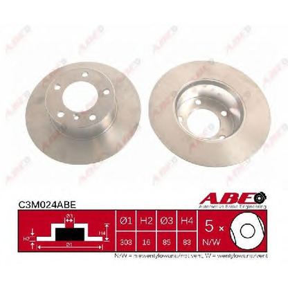 Photo Brake Disc ABE C3M024ABE