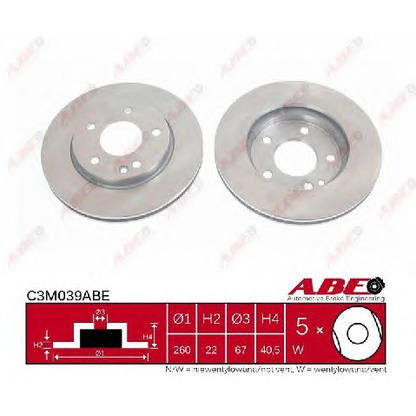 Photo Brake Disc ABE C3M039ABE