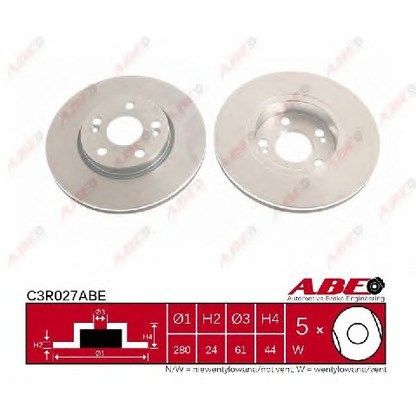 Photo Brake Disc ABE C3R027ABE