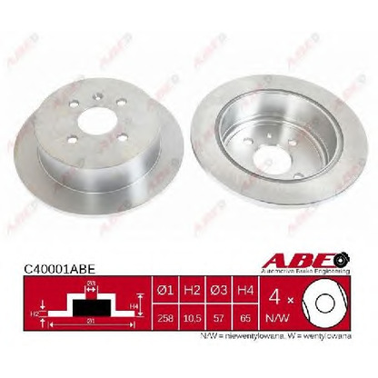 Photo Brake Disc ABE C40001ABE