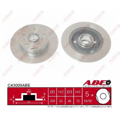 Photo Brake Disc ABE C43009ABE