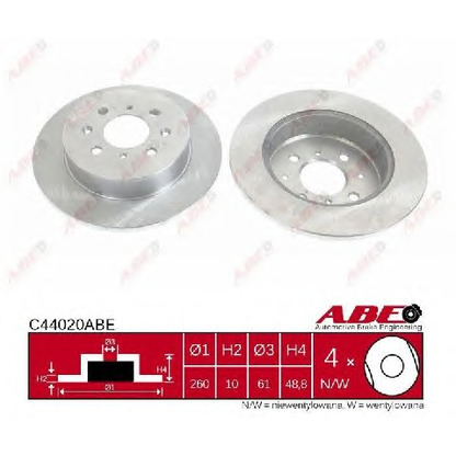 Foto Disco  freno ABE C44020ABE