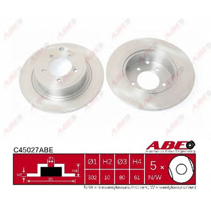 Photo Brake Disc ABE C45027ABE