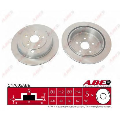 Photo Brake Disc ABE C47005ABE