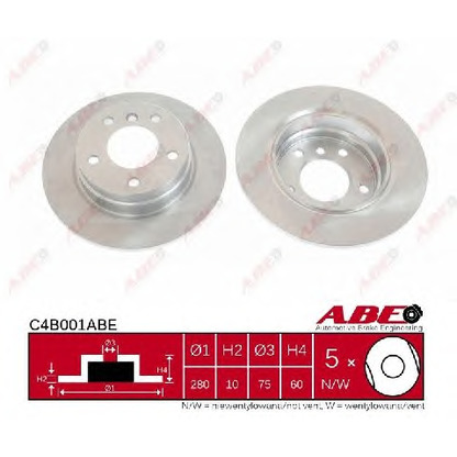 Photo Brake Disc ABE C4B001ABE