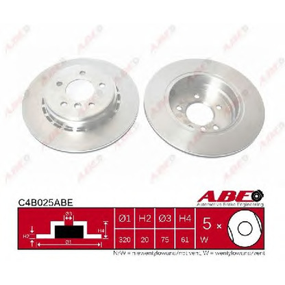 Photo Brake Disc ABE C4B025ABE