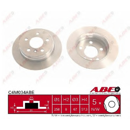 Photo Brake Disc ABE C4M034ABE