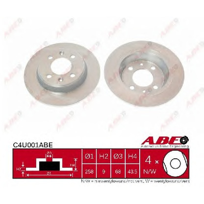 Photo Brake Disc ABE C4U001ABE