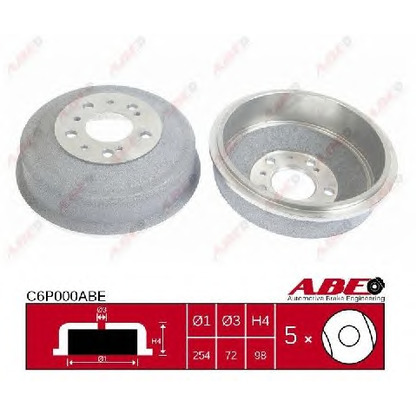 Photo Brake Drum ABE C6P000ABE