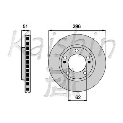 Photo Brake Disc KAISHIN CBR088