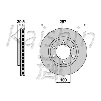 Photo Brake Disc KAISHIN CBR109