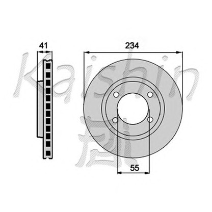 Photo Brake Disc KAISHIN CBR135