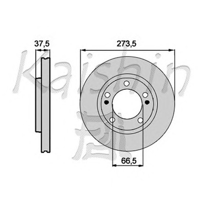 Photo Disque de frein KAISHIN CBR136